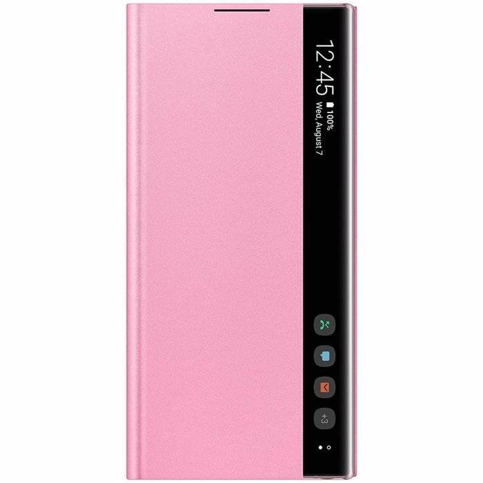 Telefona vāciņi un maciņi Samsung Galaxy Note 10 Clear View Cover Pink