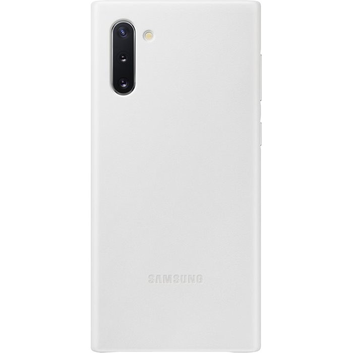 Mobilā telefona maciņš Samsung Galaxy Note 10 Leather Cover White