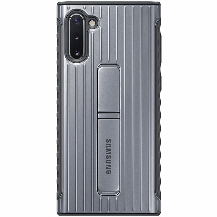 Mobilā telefona maciņš Samsung Note 10 Protective Standing Cover Silver
