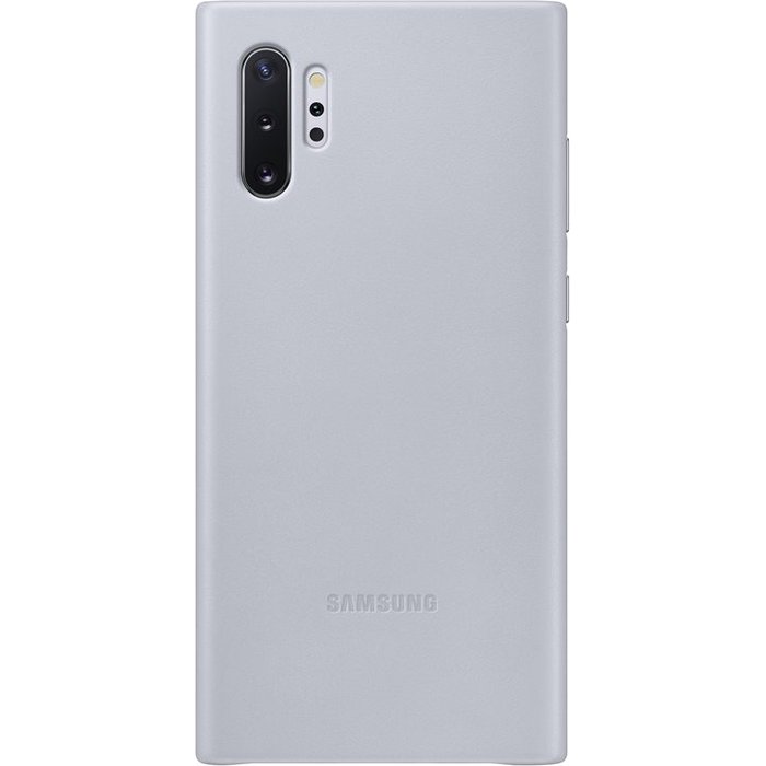 Mobilā telefona maciņš Samsung Note 10+ Leather Cover Grey