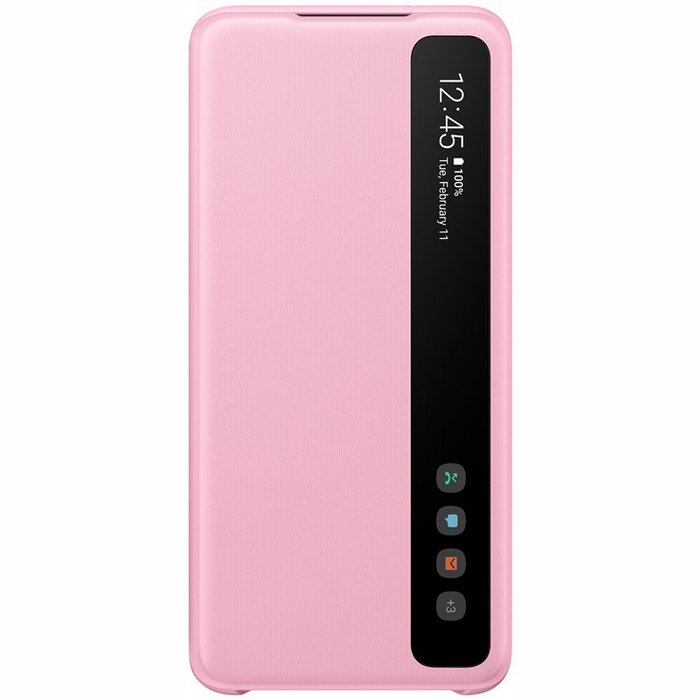 Samsung Galaxy S20 Clear View Pink [Mazlietots]