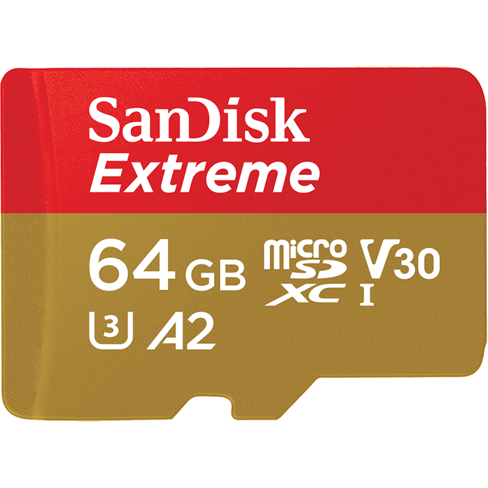 Карта памяти Sandisk SDXC 64GB Extreme W/Adapter