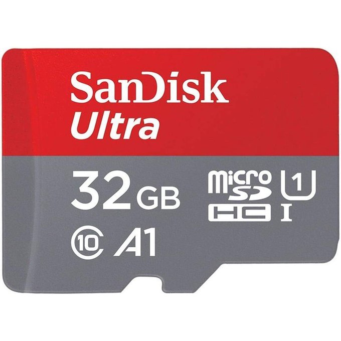 Atmiņas karte SanDisk 32GB microSDHC + SD Adapter