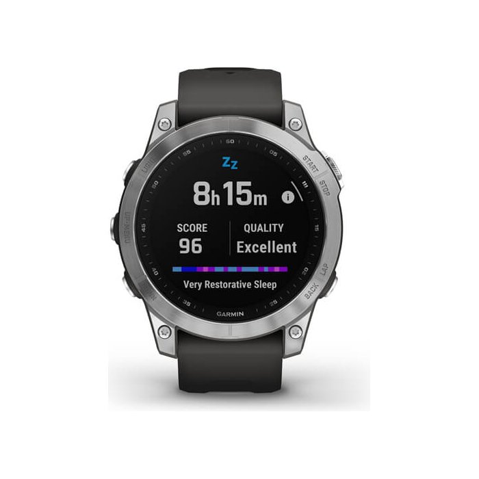 Garmin Fenix 7 Silver with Grphte Band