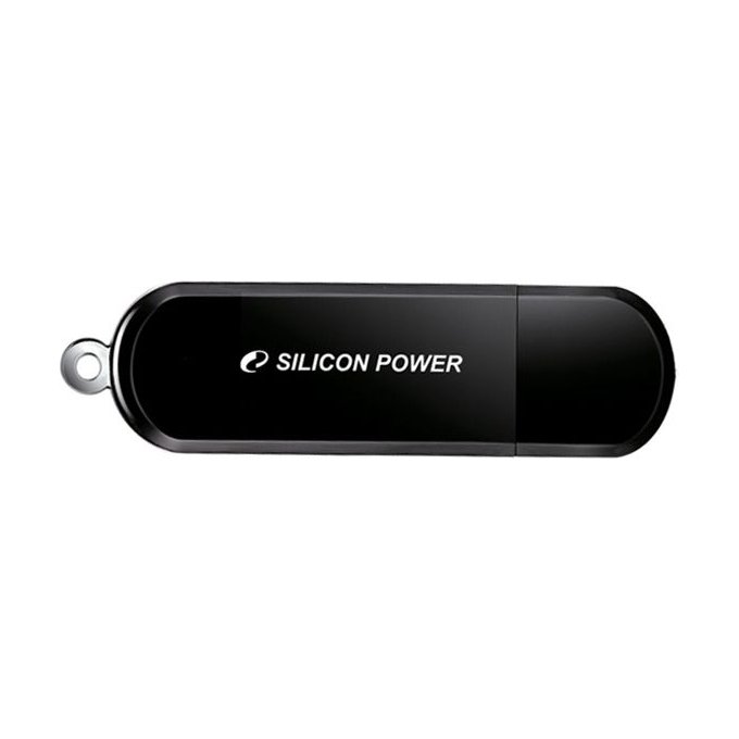 USB zibatmiņa USB zibatmiņa Silicon Power LuxMini 322 16 GB, USB 2.0, Black