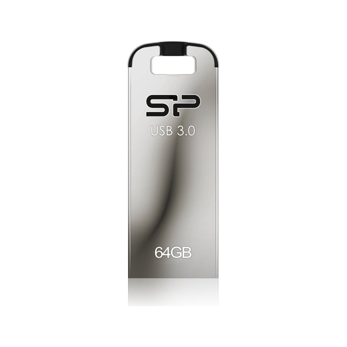 USB zibatmiņa USB zibatmiņa Silicon Power Jewel J10, 64 GB, USB 3.0, Silver