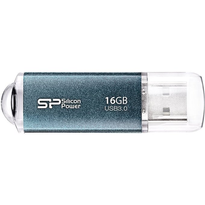 USB zibatmiņa Silicon Power Marvel M01, 16 GB, USB 3.0, Blue