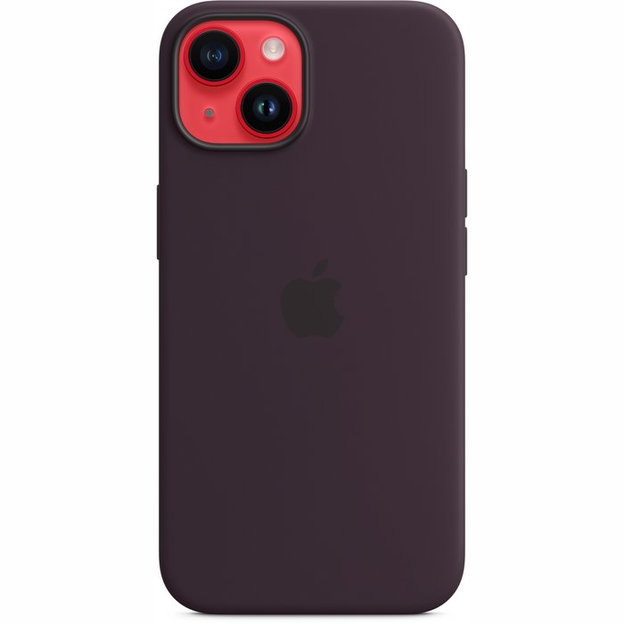 Apple iPhone 14 Silicone Case with MagSafe Elderberry