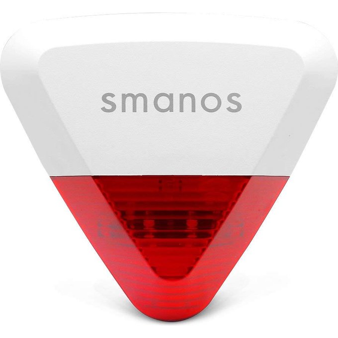 Drošība Sensors Smanos Outdoor Strobe Siren SS2800