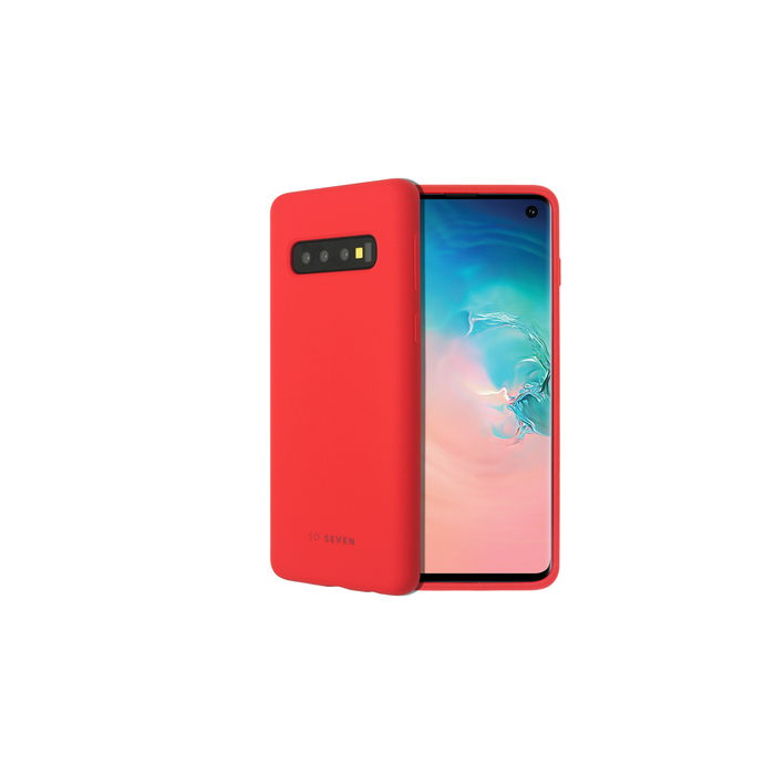 Mobilā telefona maciņš So Seven Samsung Galaxy S10 Silicone Smoothie Cover Red