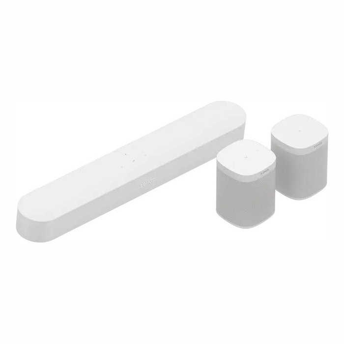 Soundbar Sonos Surround Set with Beam (Gen 2) soundbar + two One SL White (komplekts)