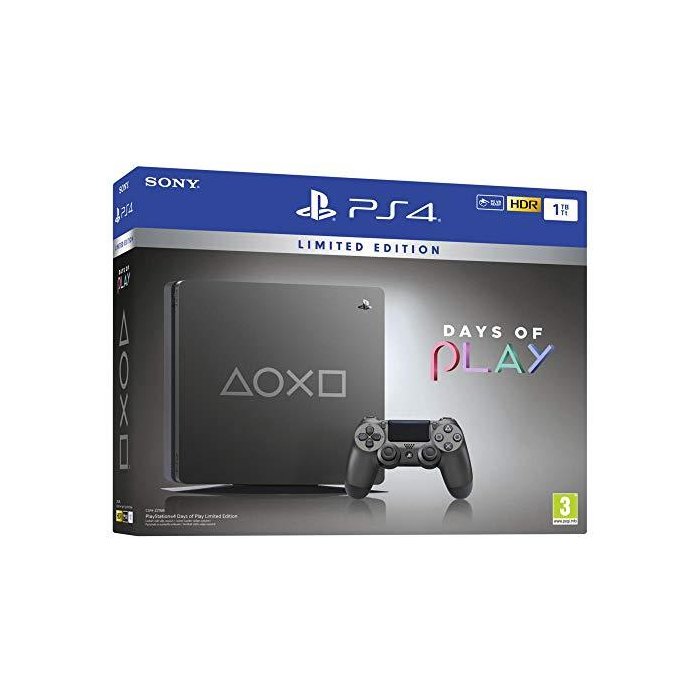 Spēļu konsole Spēļu konsole Sony PlayStation 4 Slim 1TB Black Days of Play Edition
