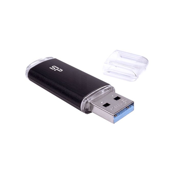 USB zibatmiņa Silicon Power Blaze B02 16 GB, USB 3.0, Black