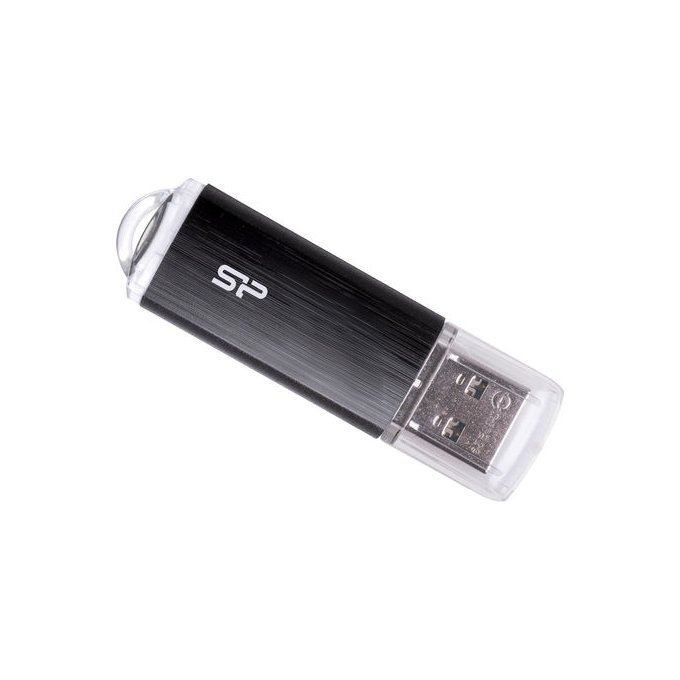 USB zibatmiņa Silicon Power Blaze B02 64 GB, USB 3.0, Black