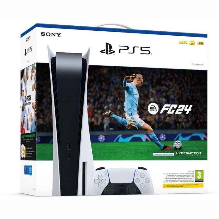 Spēļu konsole Sony PlayStation 5 Disc Edition 825GB + EA Sports FC24