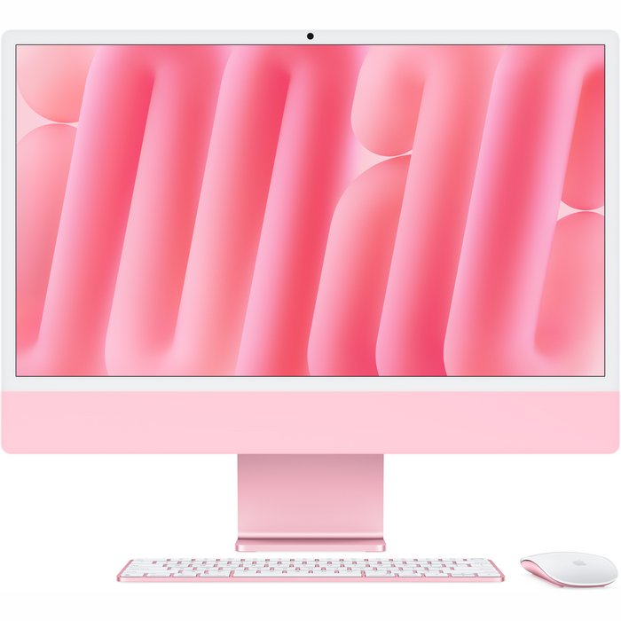 Stacionārais dators Apple iMac 24-inch M4 chip with 10 core CPU and 10 core GPU 16+256GB - Pink INT