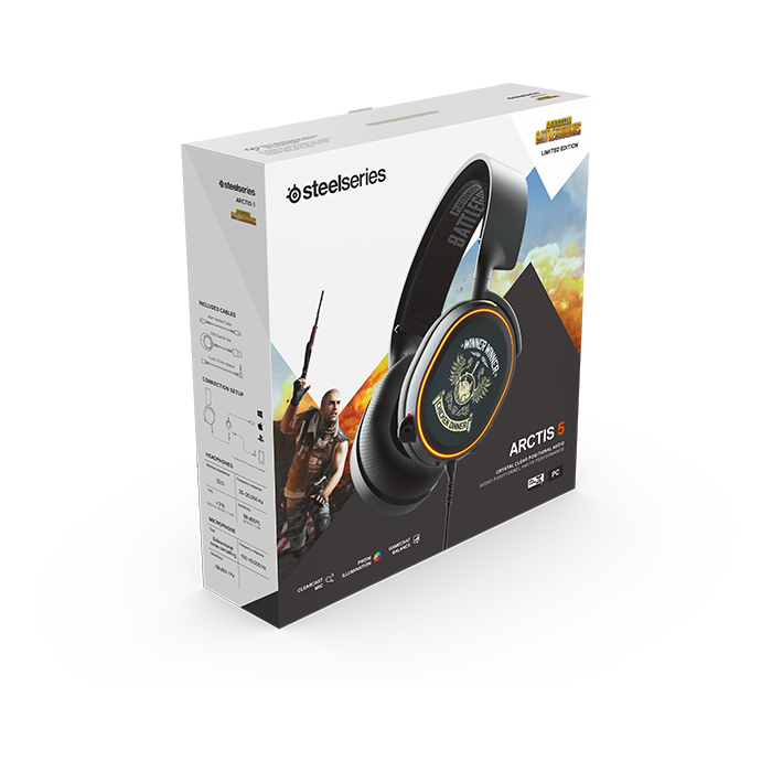 Austiņas SteelSeries - Arctis 5  Headset Black