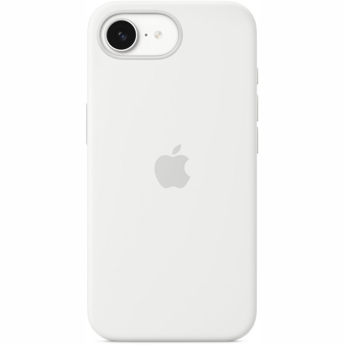 Apple iPhone 16e Silicone Case – White