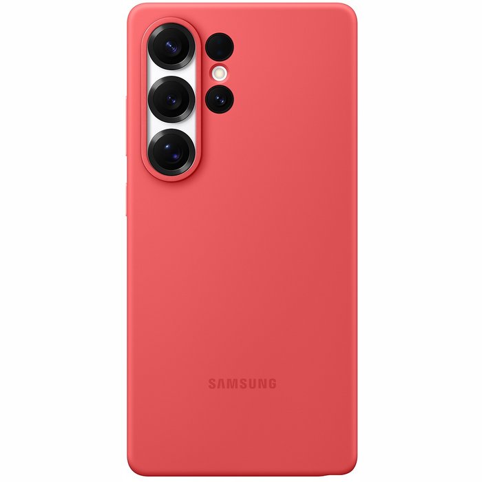 Samsung Galaxy S25 Ultra Silicone Cover Red