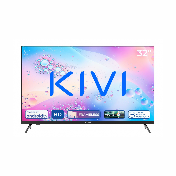 Televizors Kivi 32" HD LED Android TV Black 32H760QB