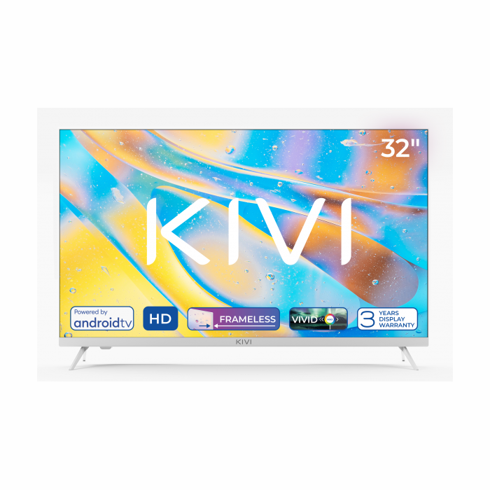 Televizors Kivi 32" HD LED Android TV White 32H760QW