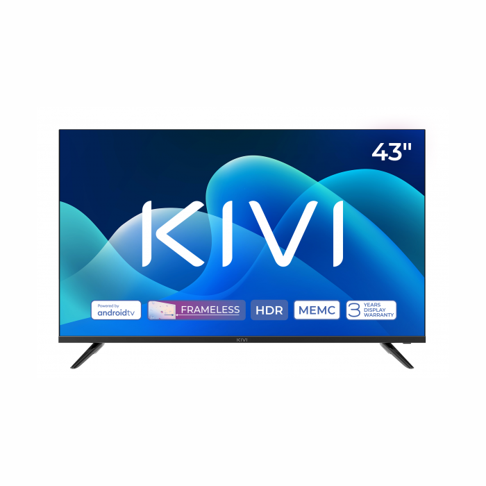 Televizors Kivi 43" UHD LED Android TV 43U730QB