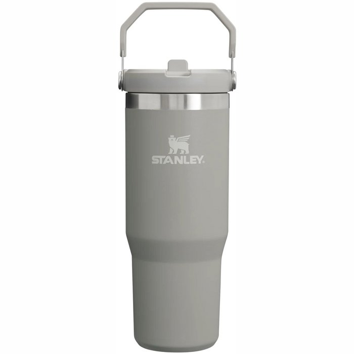 Termokrūze ar salmiņu Stanley The IceFlow Flip Straw Tumbler 0.89l Ash