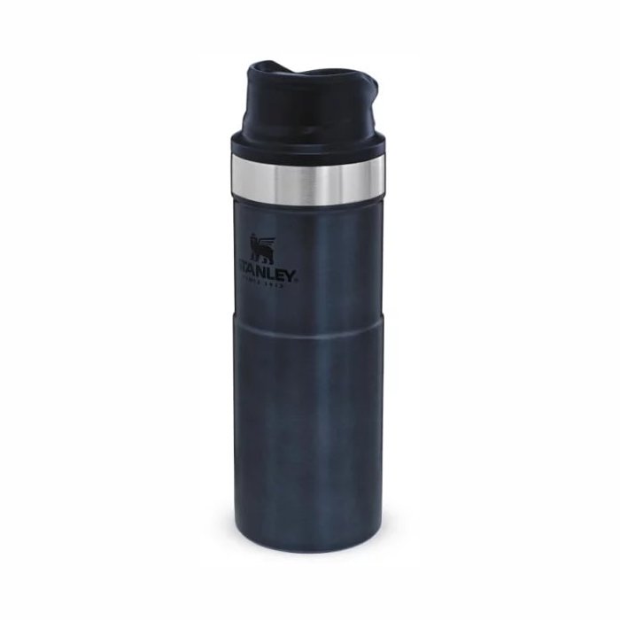 Termokrūze Stanley Classic The Trigger-Action Travel Mug 0.47l Zila (2806439033)