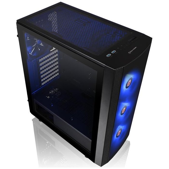 Thermaltake Versa J25 TG RGB ATX Black