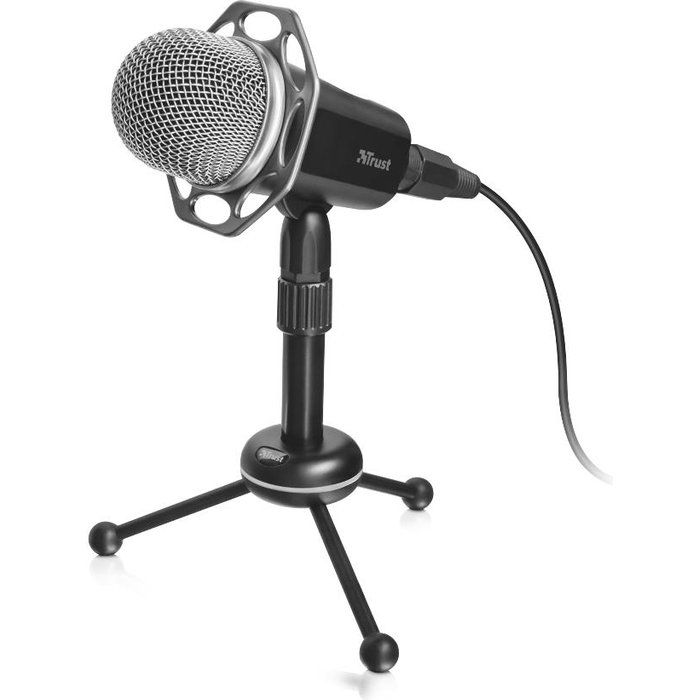 Mikrofons Mikrofons TRUST RADI SILVER/BLACK
