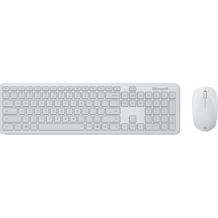 Klaviatūra Microsoft Bluetooth Desktop Keyboard and Mouse White ENG