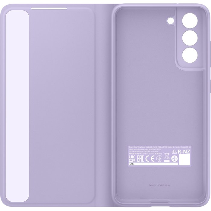 Samsung Galaxy S21 FE Smart Clear View Cover Lavender