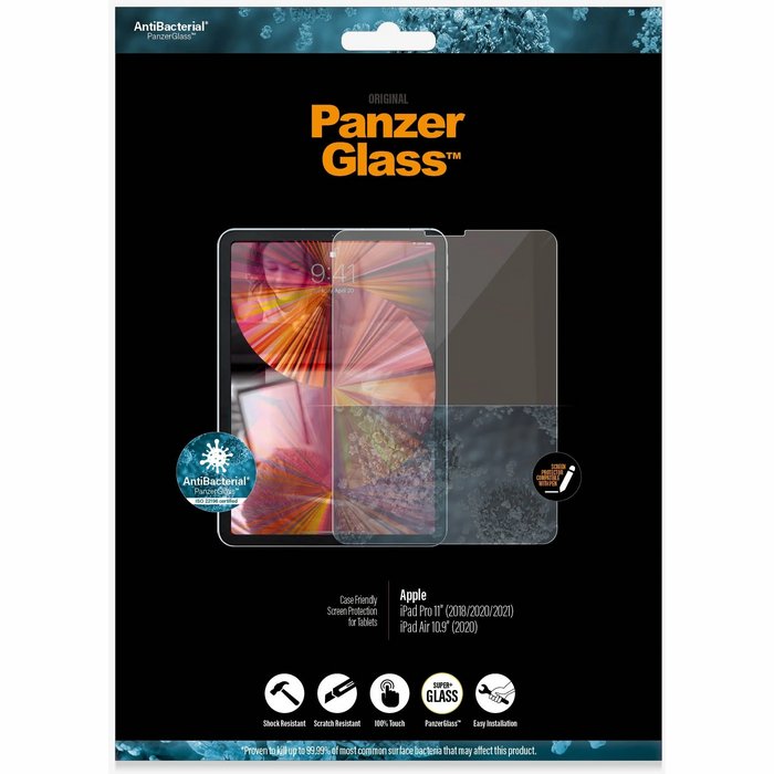 Apple iPad Pro 11" (2018/2020/2021) & iPad Air (2020/2022) by PanzerGlass Tempered glass