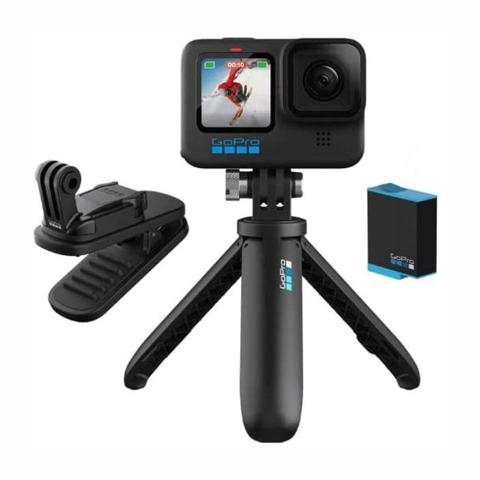Sporta kamera GoPro HERO10 Black + Accessories Bundle