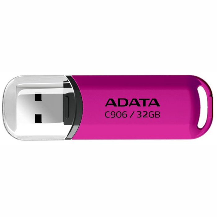 USB zibatmiņa Adata C906  32GB 2.0 USB Pink