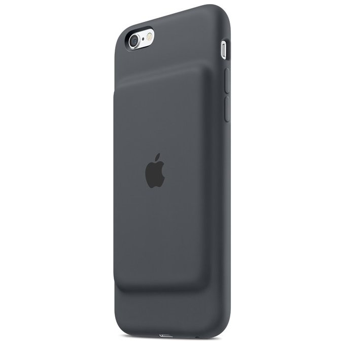 Viedtālruņu aksesuāri iPhone 6s Smart Battery Case Charcoal Gray