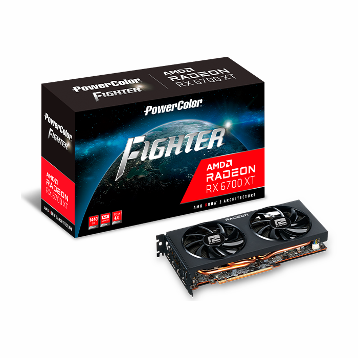 Videokarte PowerColor Fighter AMD Radeon RX 6700XT 12GB