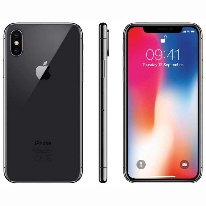Mobilie telefoni un viedtālruņi Apple iPhone X 64GB Space Grey Pre-owned A grade [Refurbished]