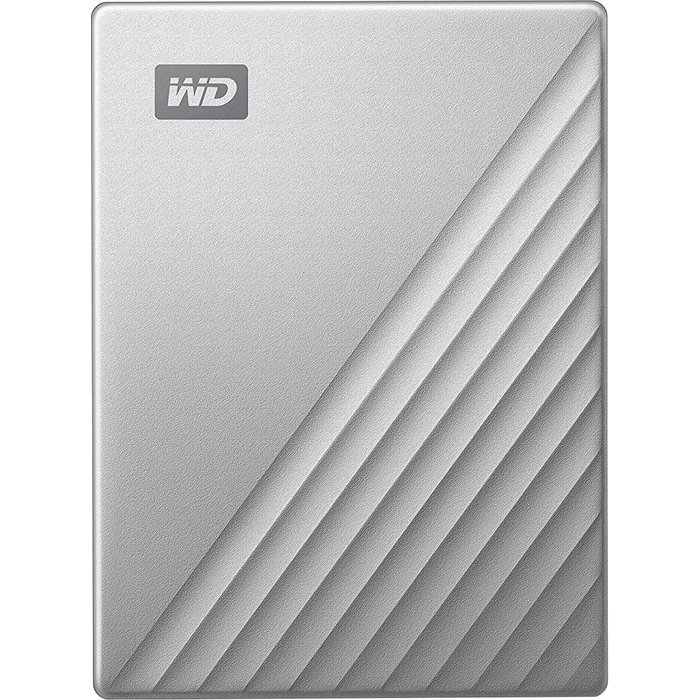 Ārējie cietie diski Western Digital My Passport Ultra HDD 2TB USB Type-C Silver