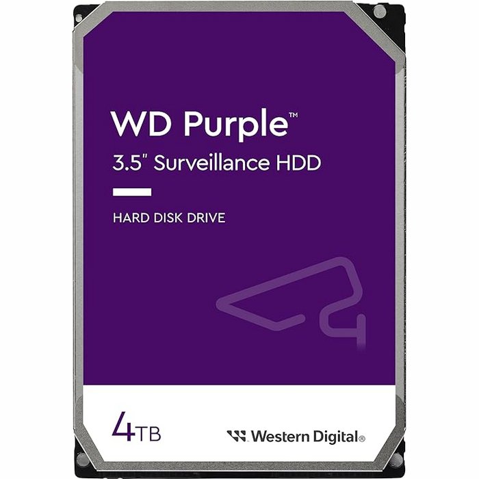 Iekšējais cietais disks Western Digital Purple HDD 4TB