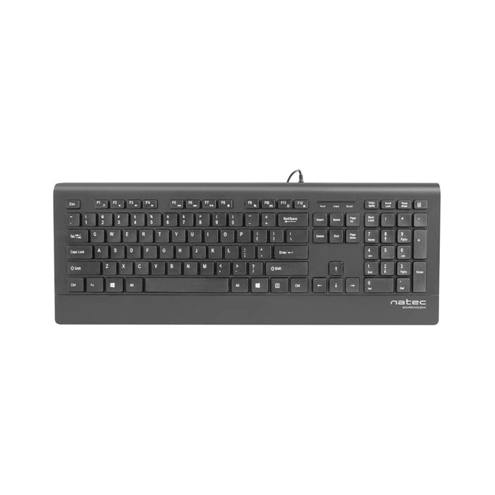Klaviatūra Natec Barracuda NKL-0876 Black ENG