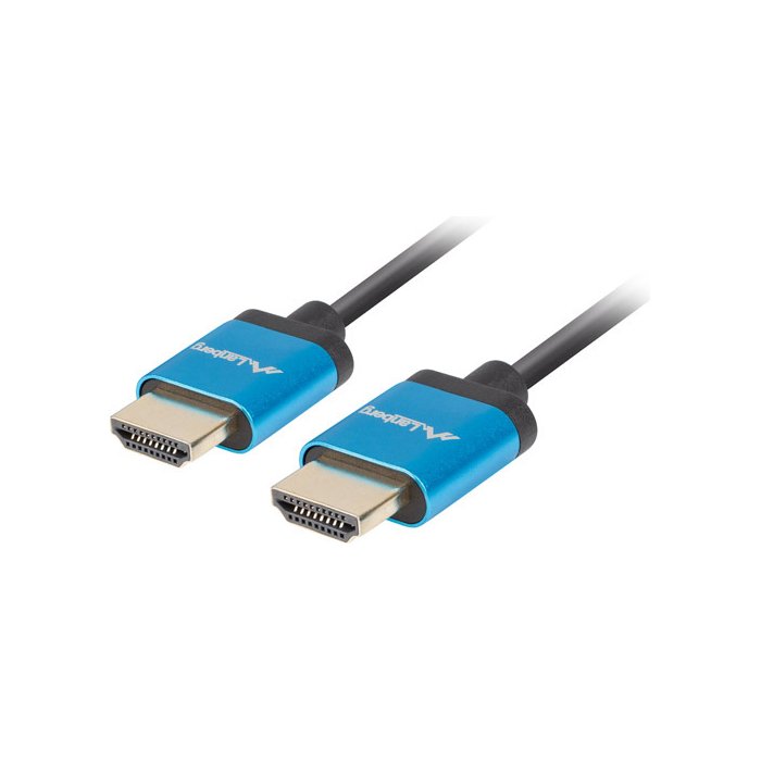 Lanberg HDMI v2.0 cable Black