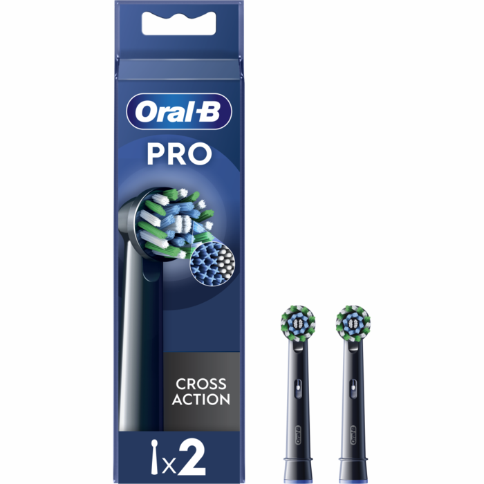 Braun Oral-B EB50-2 Cross Action Pro Black 2 gab.