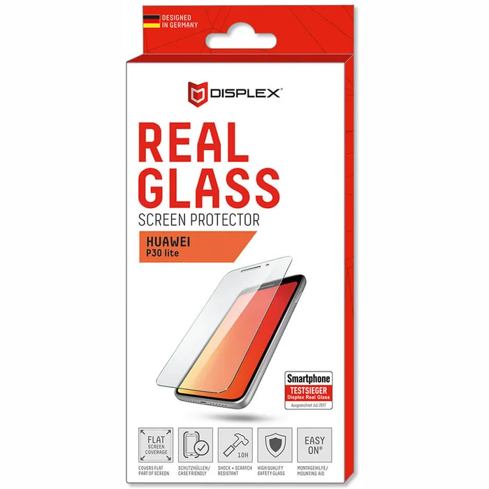 Viedtālruņa ekrāna aizsargs Ekrāna aizsargs Huawei P30 Lite Real Glass By Displex