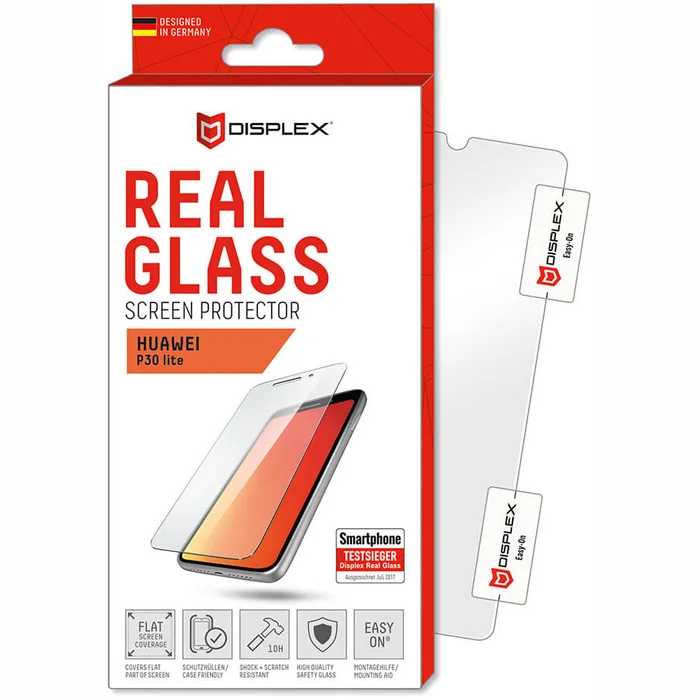 Viedtālruņa ekrāna aizsargs Ekrāna aizsargs Huawei P30 Lite Real Glass By Displex