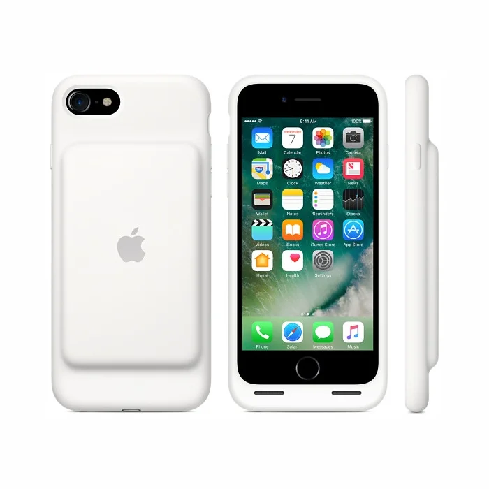 Telefona vāciņi un maciņi iPhone 7 Smart Battery Case - White