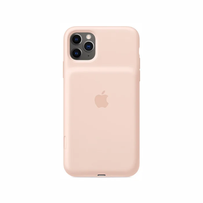 iPhone 11 Pro Max Smart Battery Case with Wireless Charging - Pink Sand