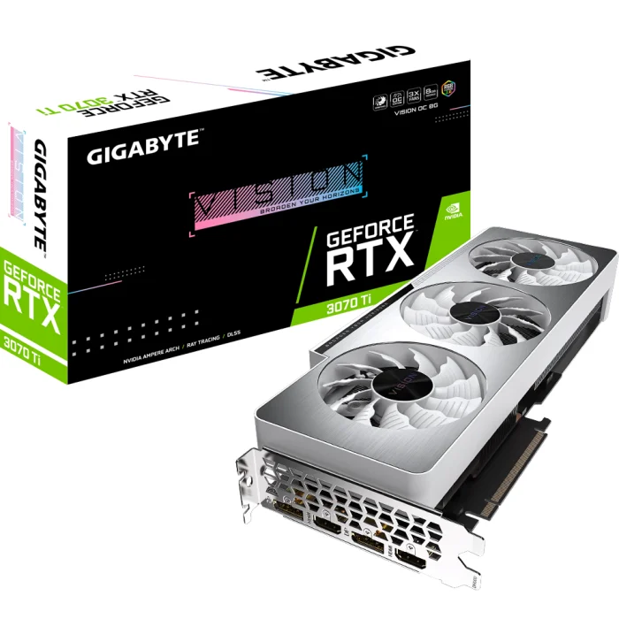 Videokarte Gigabyte GeForce RTX 3070 Ti Vision OC 8GB