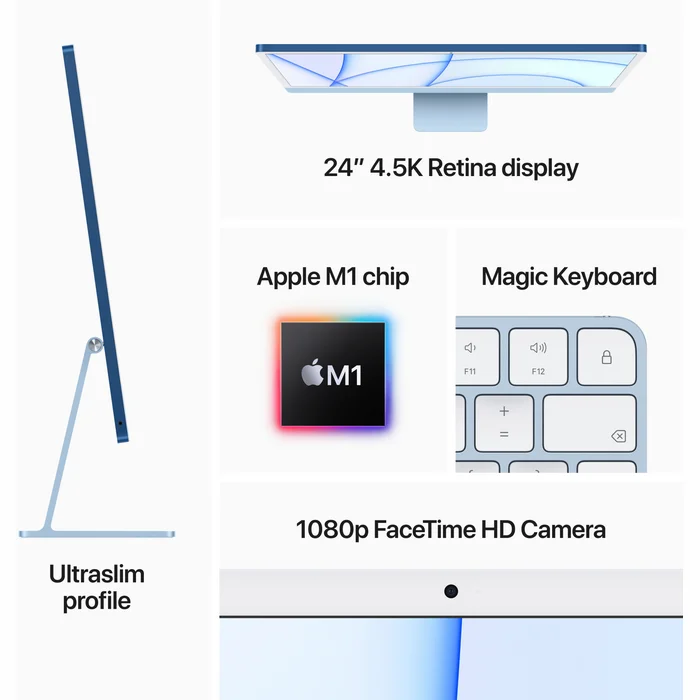 Apple iMac 24-inch M1 chip with 8‑core CPU and 7‑core GPU 256GB - Green RU