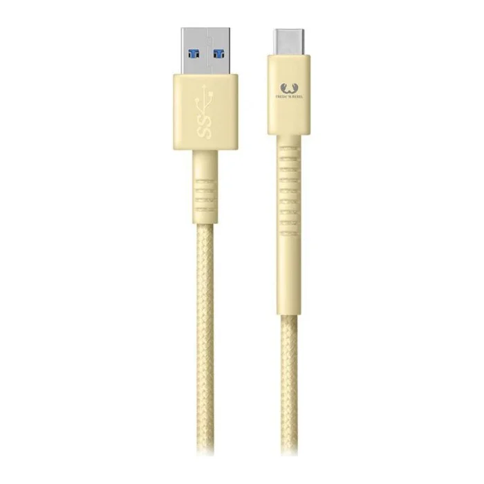 Hama Fresh 'N Rebel Fabriq USB-C Cable 1.5m Buttercup